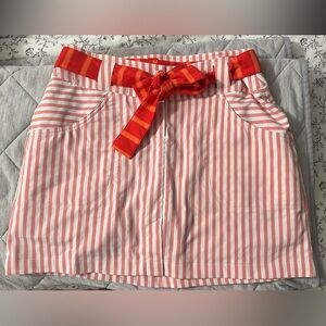 Nike Golf Red and Orange Striped Apparel